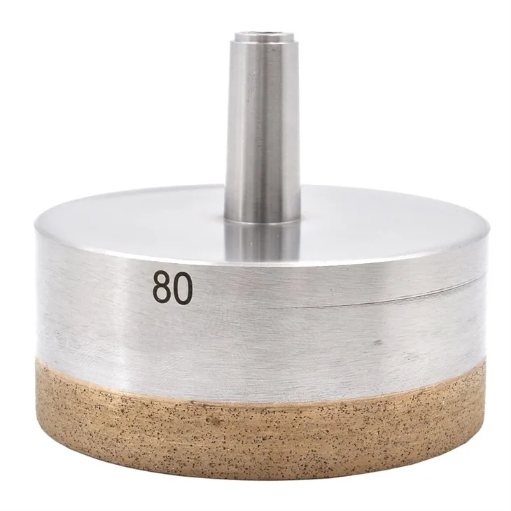 Demantshúðuð bor fyrir gler