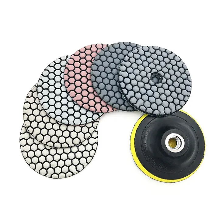 Diamond Polishing Pad Honeycomb Shape