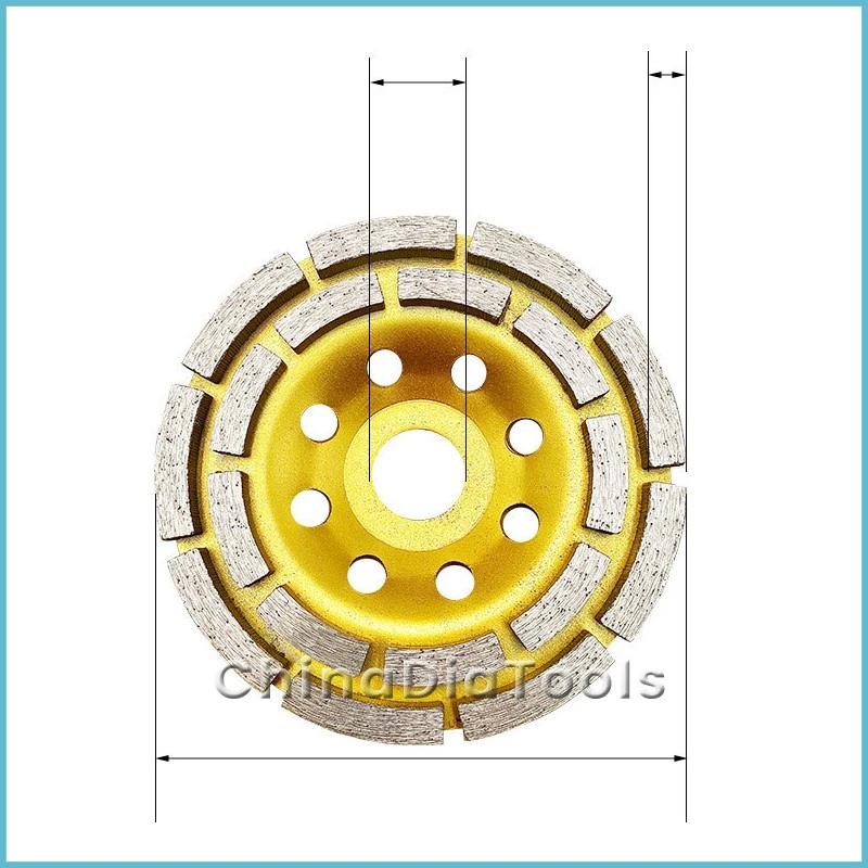 diamond-double-row-grinding-disc-parameter